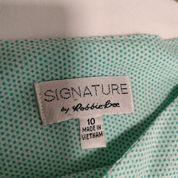 Signature by Robbie Bee size 10 lined Sleeveless Dress - Picture 3 of 11